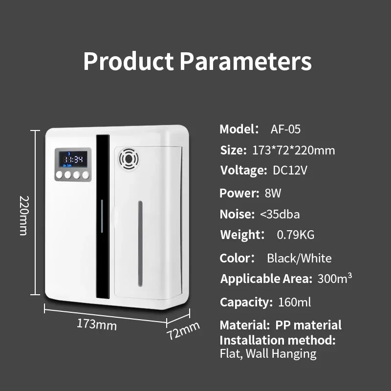 Home Fragrance Accessories - NAMSTE 300m³ Smart Essential Oil Aroma