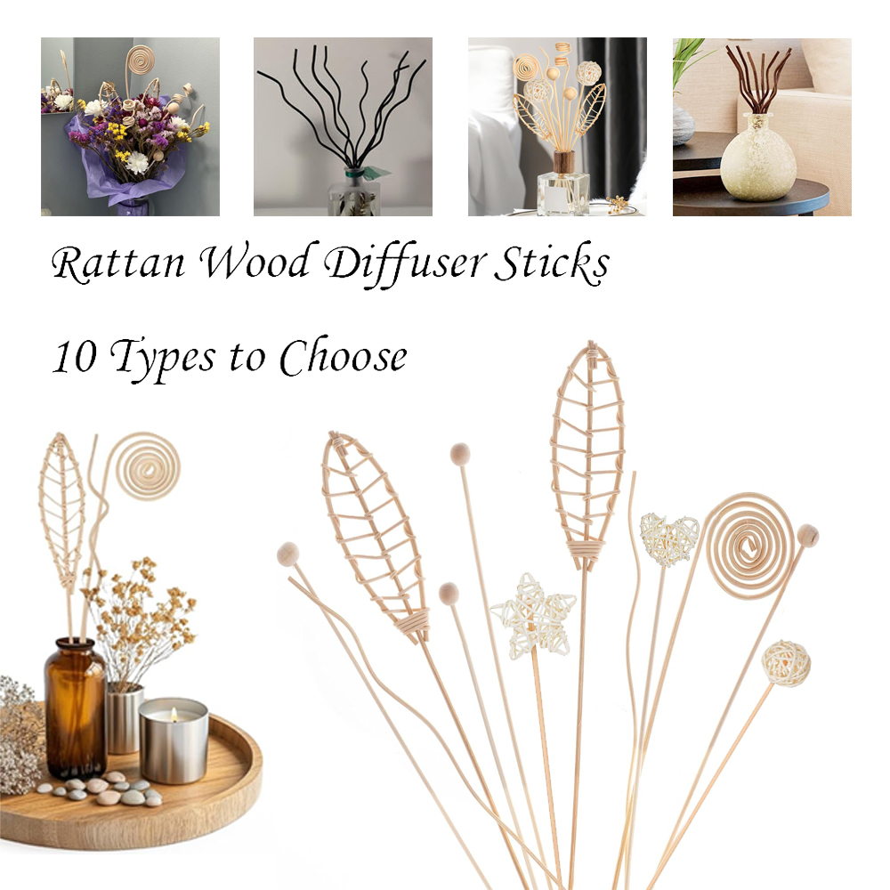 5/15Pcs Long Wavy Rattan Reed  - огляд і ціна Home Fragrance Refill