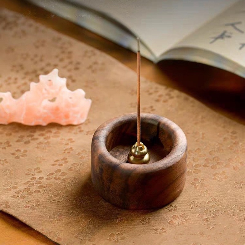 1PCS Black Walnut Solid Wood I - огляд і ціна Home Fragrance Incense Sticks