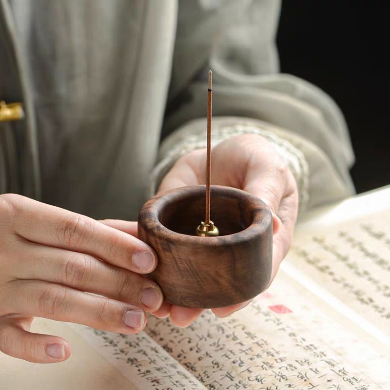 1PCS Black Walnut Solid Wood I - огляд і ціна Home Fragrance Incense Sticks