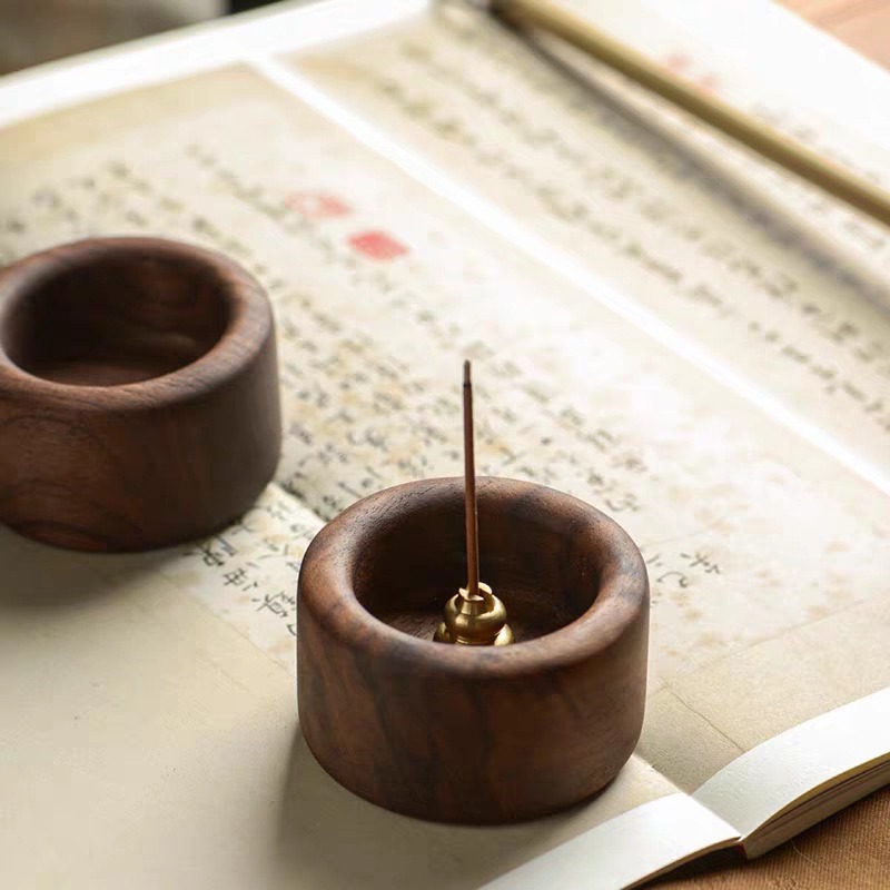 1PCS Black Walnut Solid Wood I - огляд і ціна Home Fragrance Incense Sticks