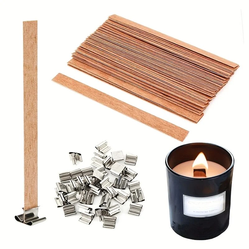 30pcs High Quality Wooden Cand - огляд і ціна Wooden Wick Candle