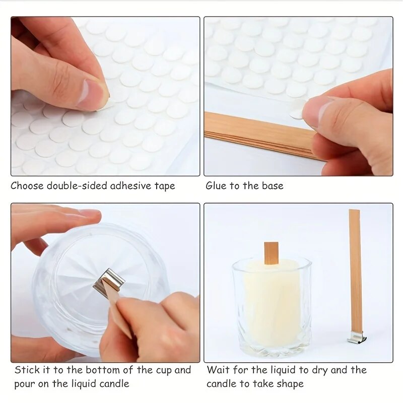 30pcs High Quality Wooden Cand - огляд і ціна Wooden Wick Candle