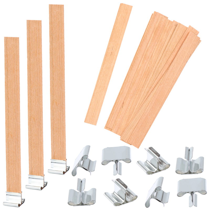 10set 13cm Wooden Candles Wick - огляд і ціна Wooden Wick Candle
