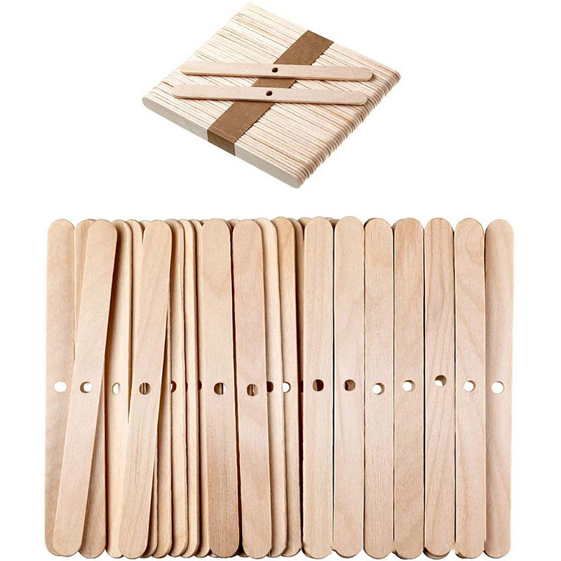 ●50PCS Wooden Candle Wick Hold - огляд і ціна Wooden Wick Candle