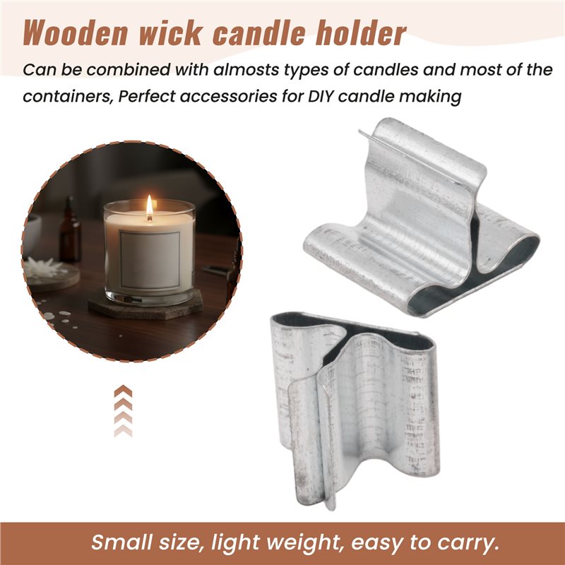 ^Arrival 100 PCS Metal Wick Su - огляд і ціна Wooden Wick Candle