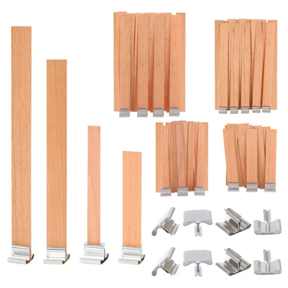 10-100PCS Scented Candle Wood  - огляд і ціна Wooden Wick Candle
