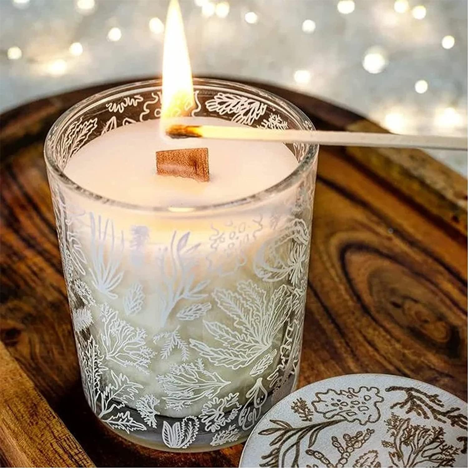10-100PCS Scented Candle Wood  - огляд і ціна Wooden Wick Candle