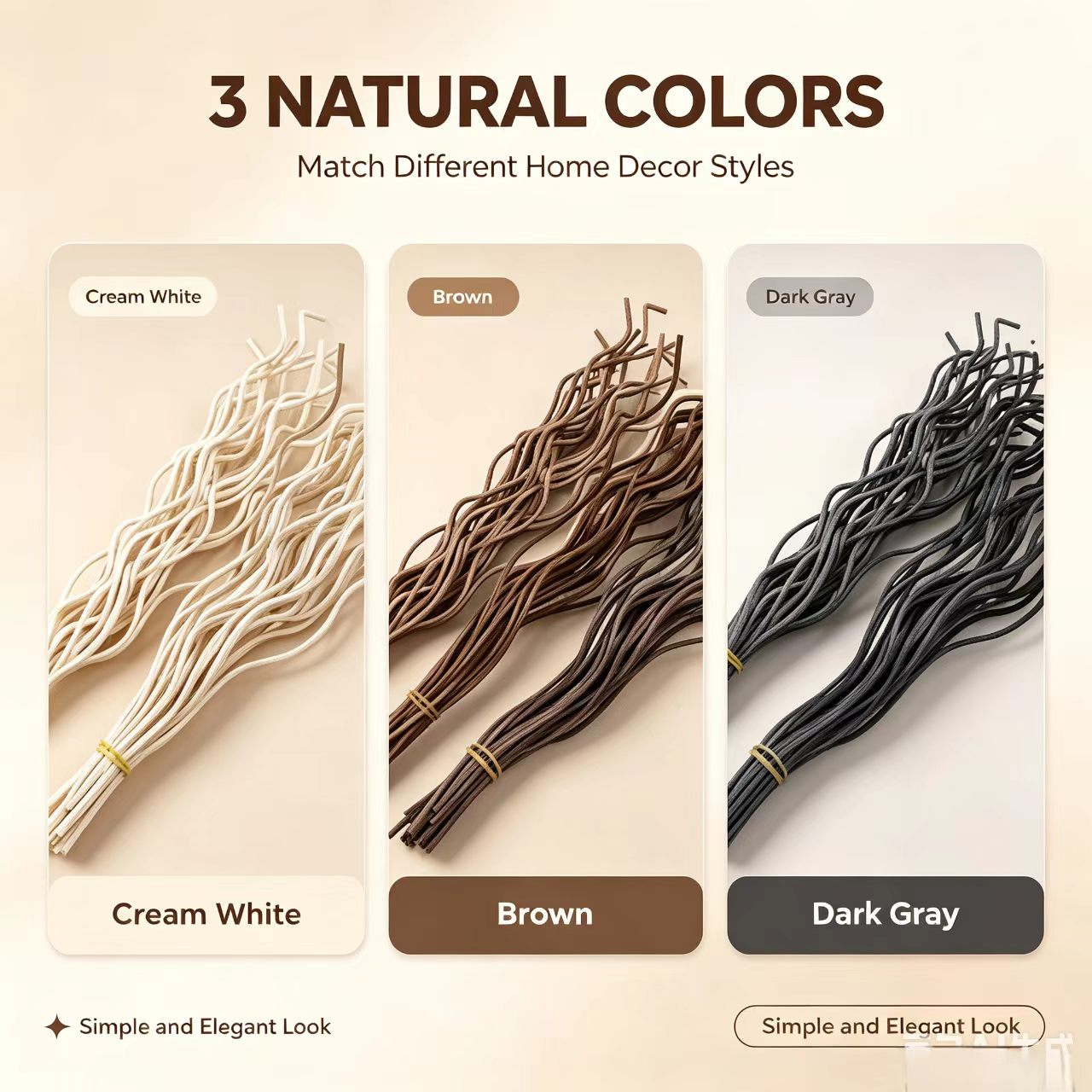 20Pcs Long Wavy Rattan Reed Di - огляд і ціна Home Fragrance Refill