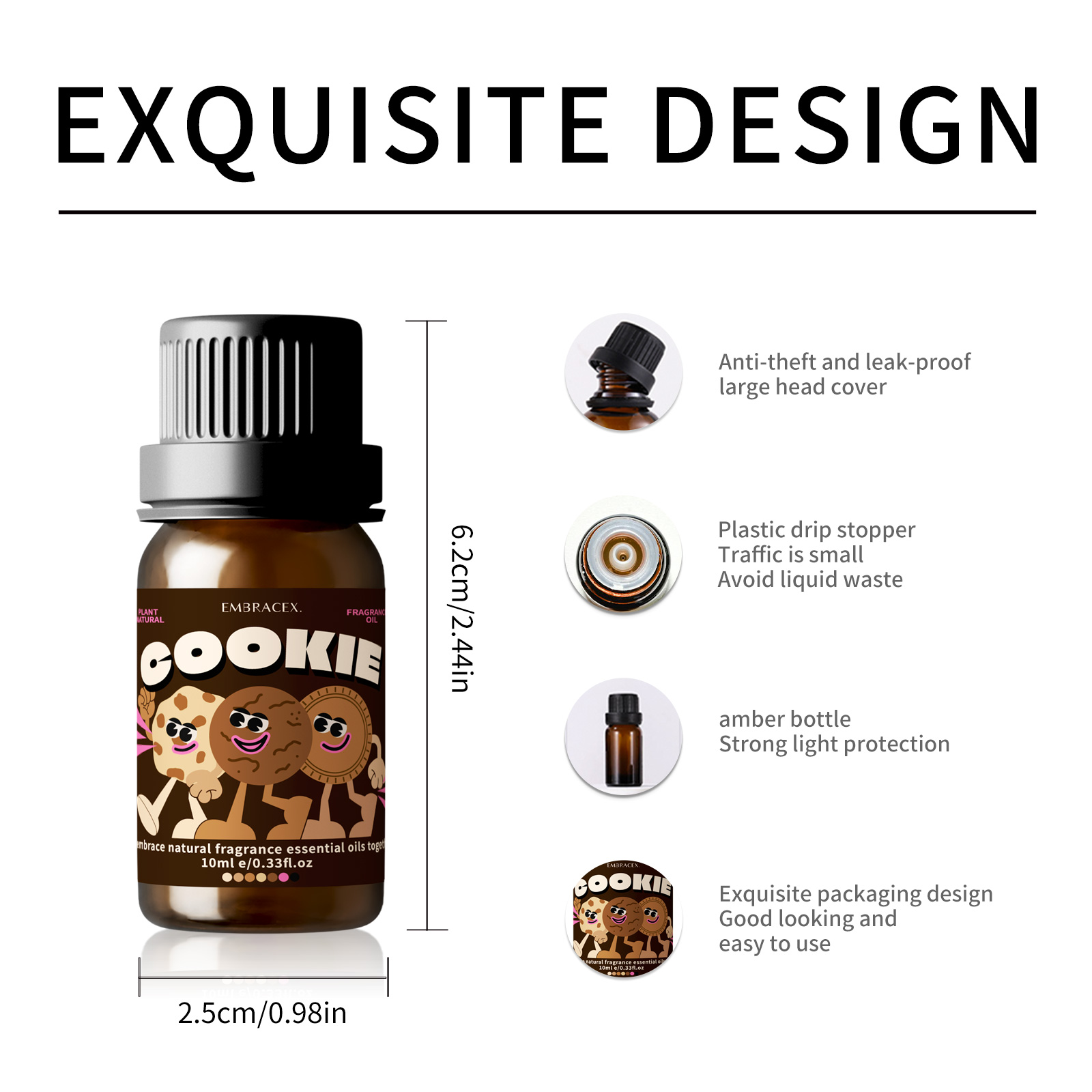 10ml Cookie Fragrance Essentia - огляд і ціна Home Fragrance Accessories