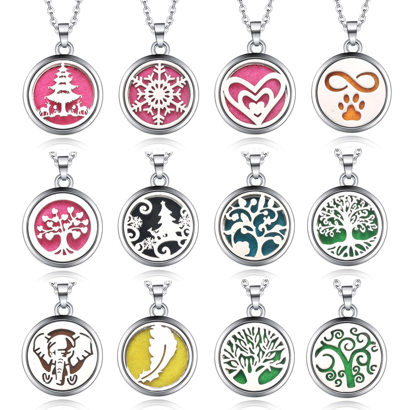 Tree Of Life Aroma Box Necklac - огляд і ціна Diffuser Necklace Locket