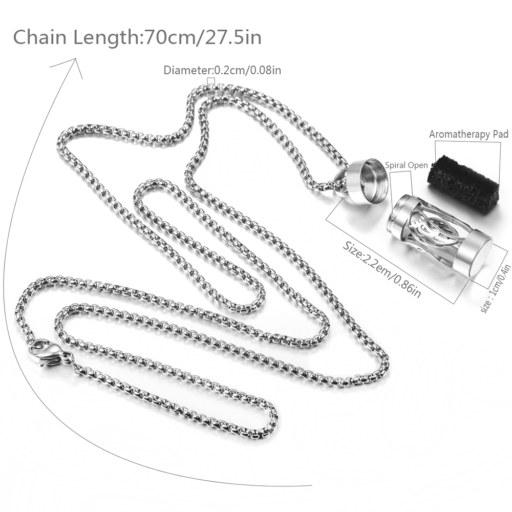 2024 New Stainless Steel Aroma - огляд і ціна Diffuser Necklace Locket