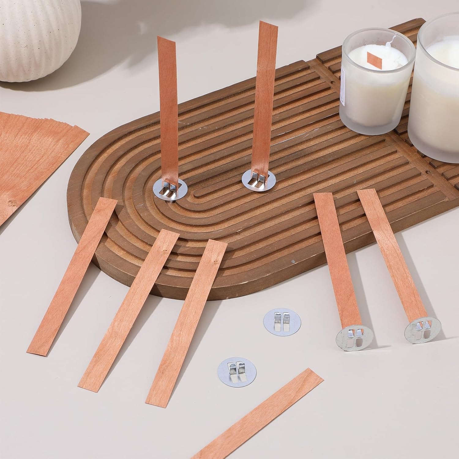 60Pcs Wood Wicks for Candles M - огляд і ціна Wooden Wick Candle