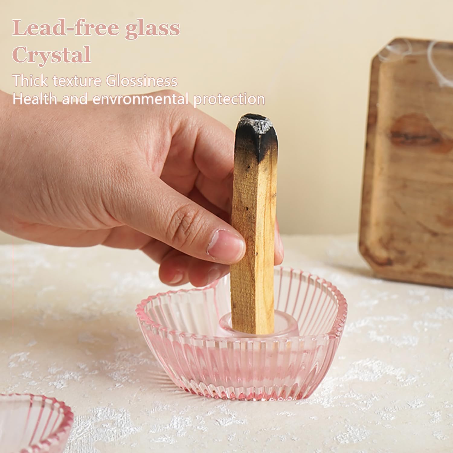 Glass Palo Santo Holder Incens - огляд і ціна Home Fragrance Incense Sticks