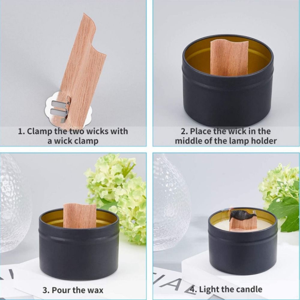 High Quality S-shaped DIY Hand - огляд і ціна Wooden Wick Candle